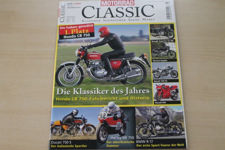 Deckblatt Motorrad Classic (03/2005)